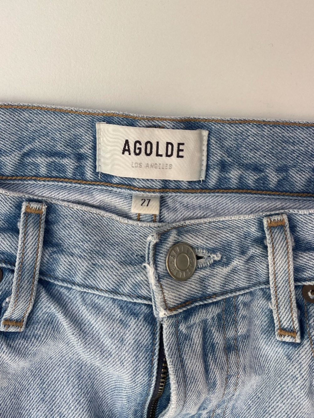 AGOLDE SIZE 27 Straight Denim Jeans